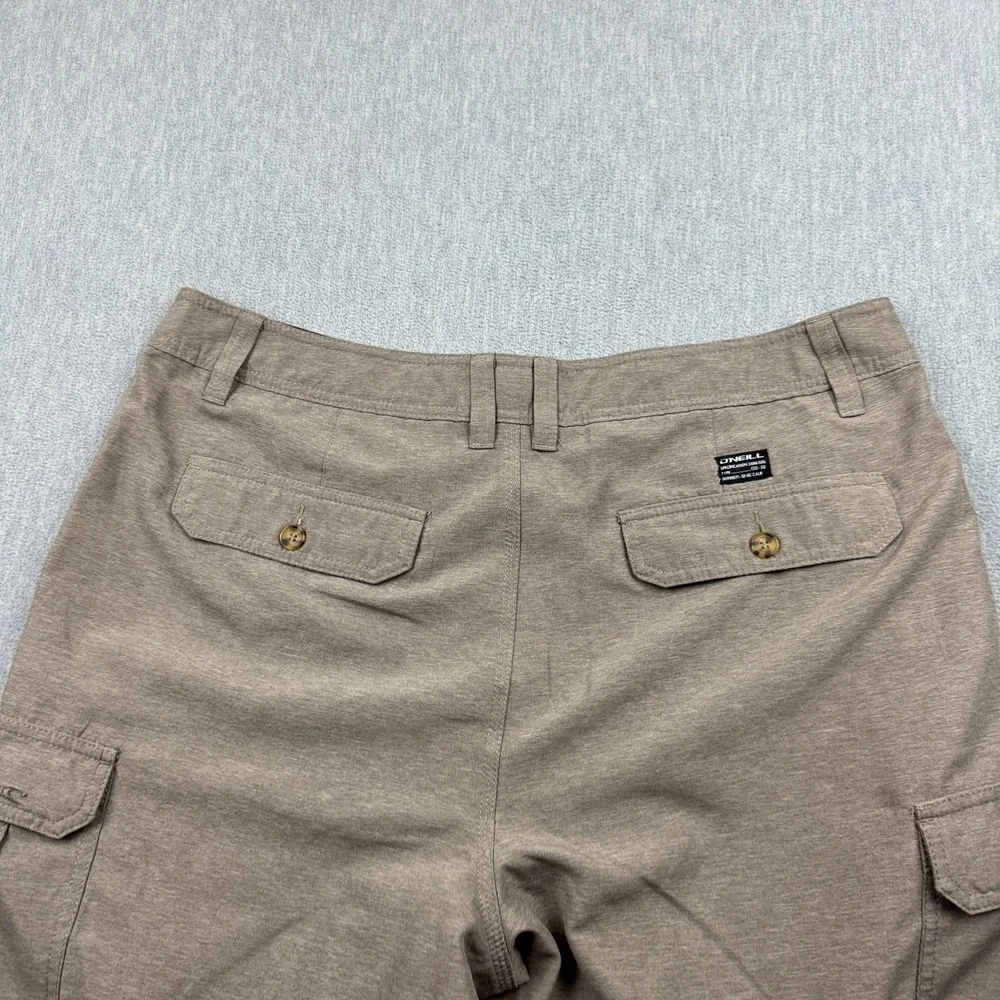 O'Neill Shorts Mens 36 Brown Cargo Hybrid 10